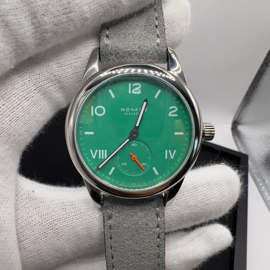 Nomos Club Campus Electric Green Steel Back 715