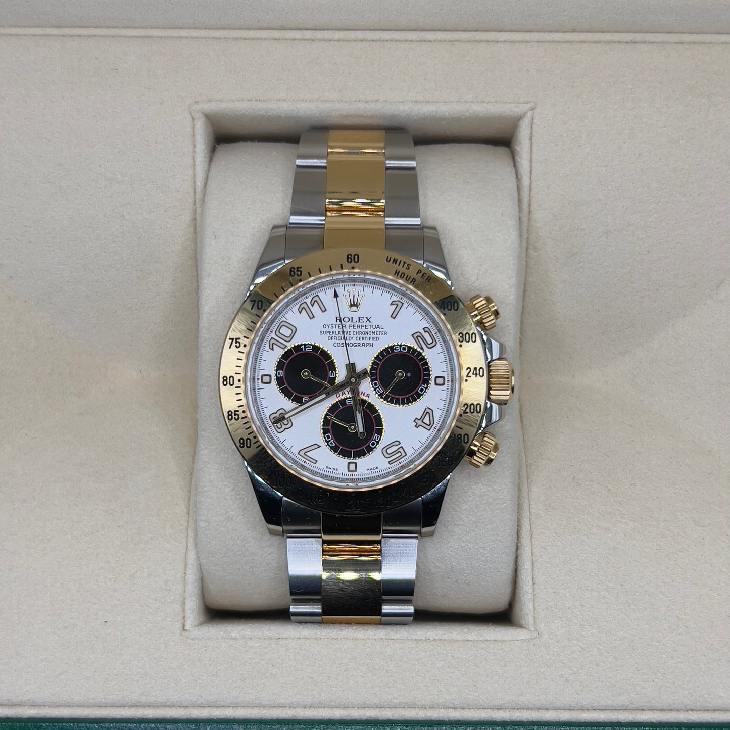 Rolex Daytona 116523 RARE White Racing Dial