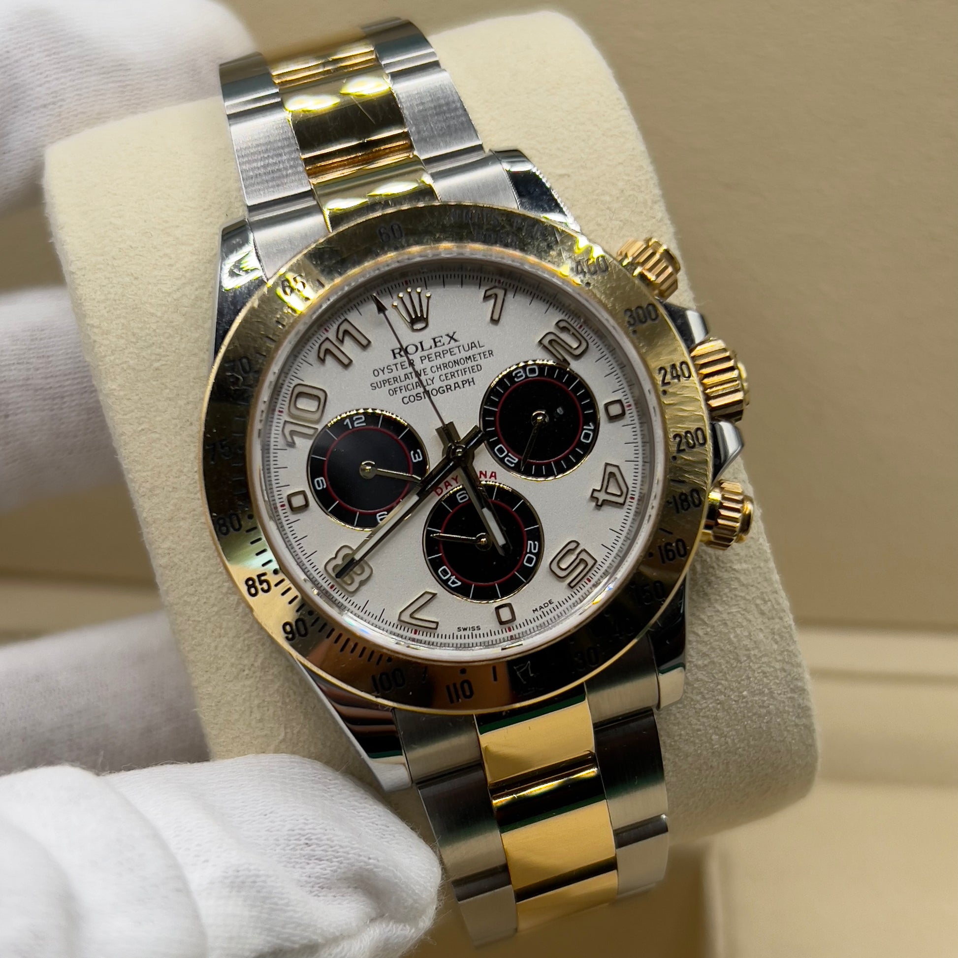 Rolex Daytona 116523 RARE White Racing Dial My Store